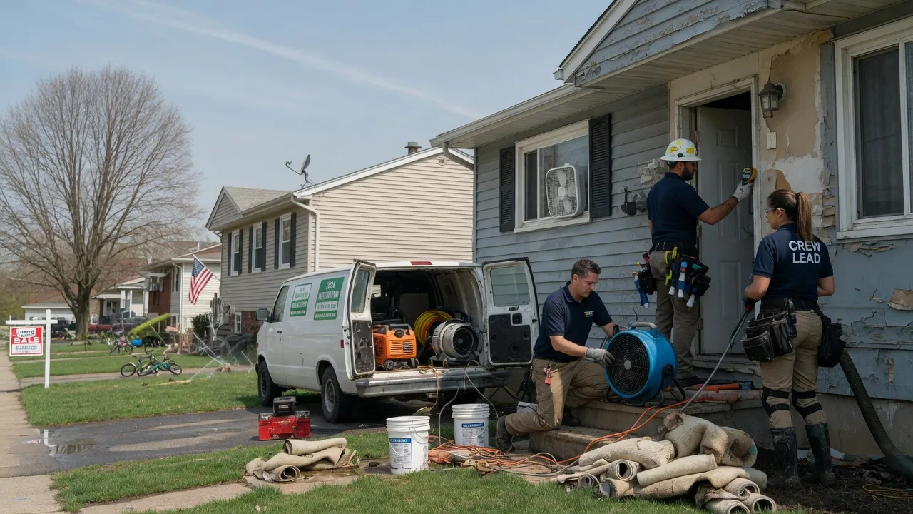 Flood Cleanup in Cranfills Gap, TX near me