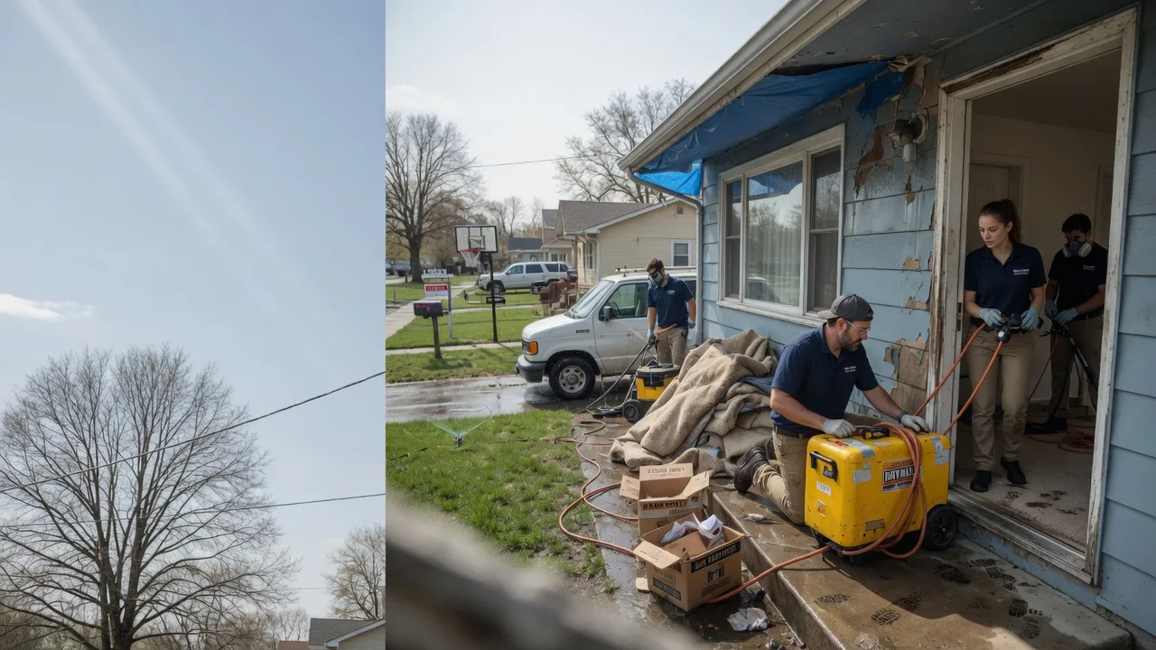 Basement Flood Cleanup in Cranfills Gap, TX near me